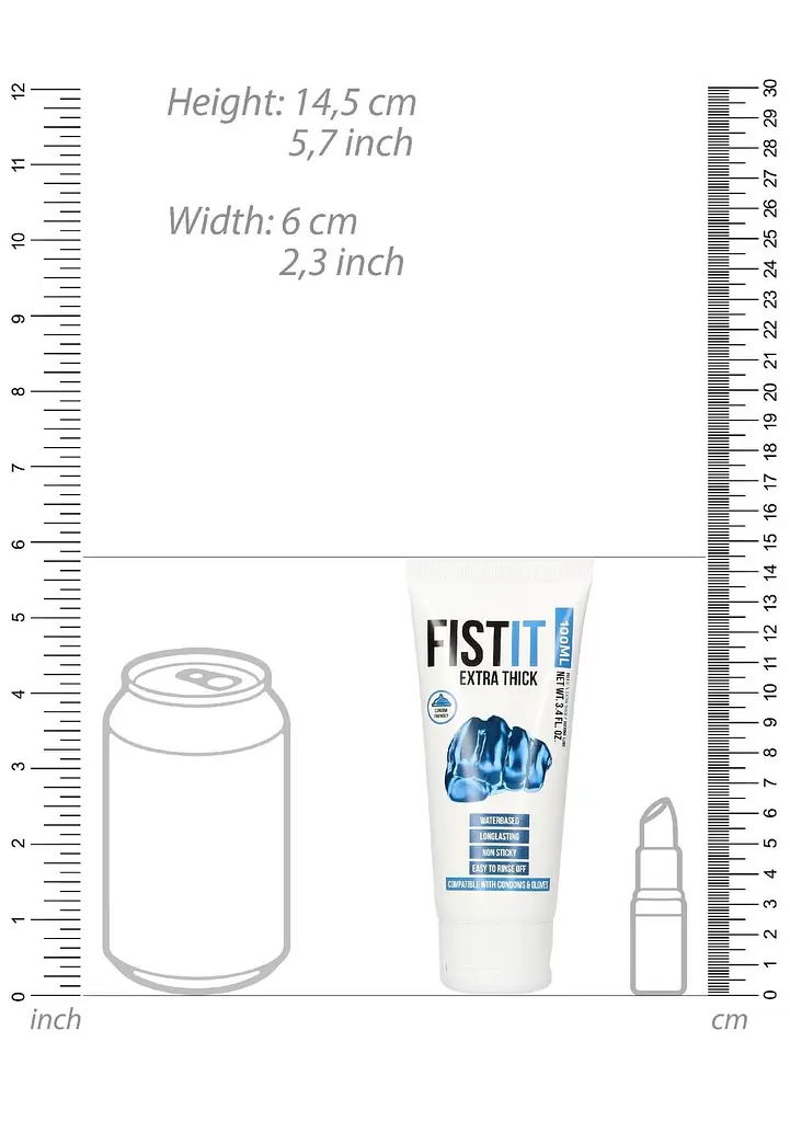 Лубрикант на водній основі ShotsToys Fist It Extra Thick, 100 мл - фото 5