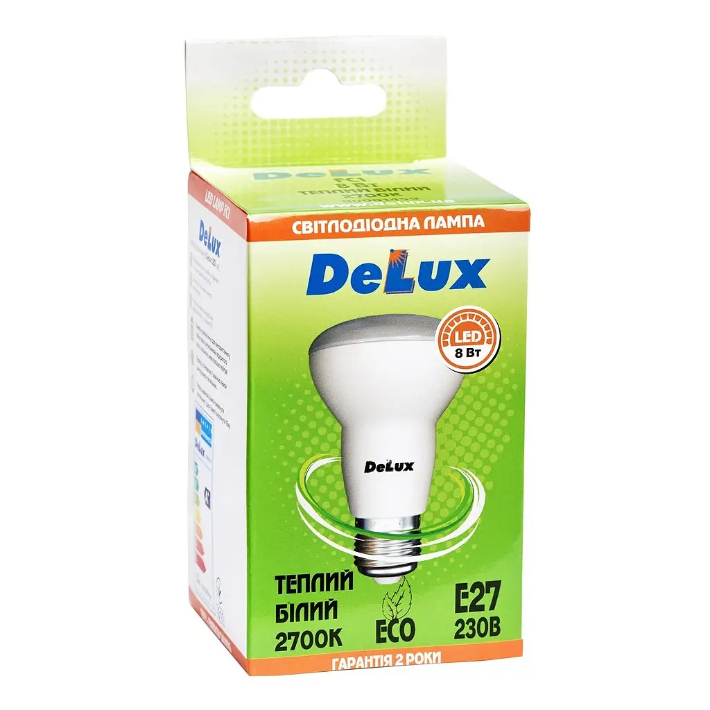 Лампочка Delux FC1 8 Вт R63 2700K 220В E27 (90001459) - фото 2