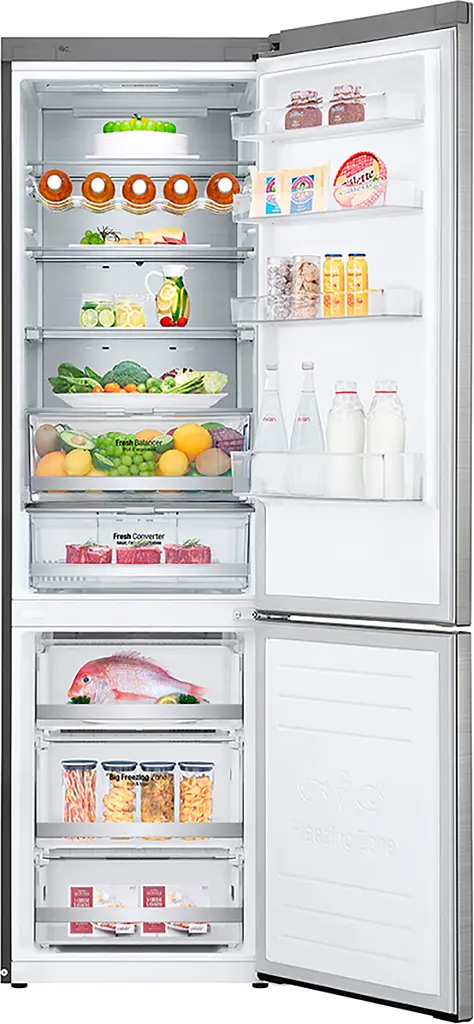 Холодильник LG GW-B509PSAX 203см 2 дв холодильное отделение 277 л морозильное отделение 107 л A+++-10%,NF,Лин,Зона свеж Диспл внешн нержавіюча сталь (GW-B509PSAX) - фото 6