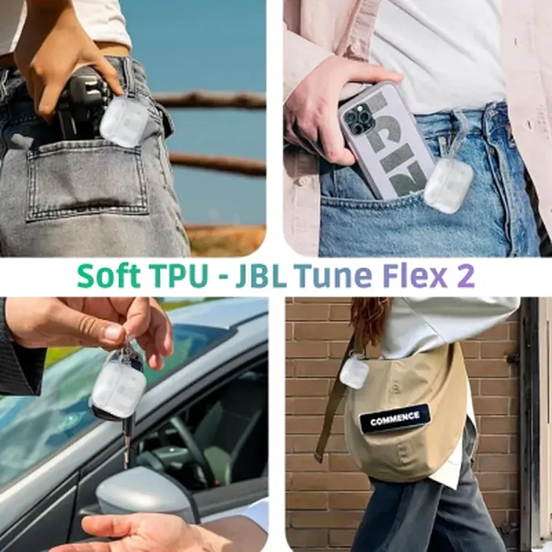 Чохол для навушників BeCover для JBL Tune Flex 2 Transparent (714829) - фото 5