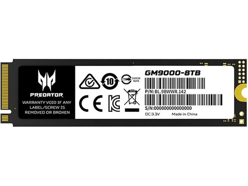 SSD-накопичувач Acer Predator GM9000 8 TB (BL.9BWWR.142) - фото 4