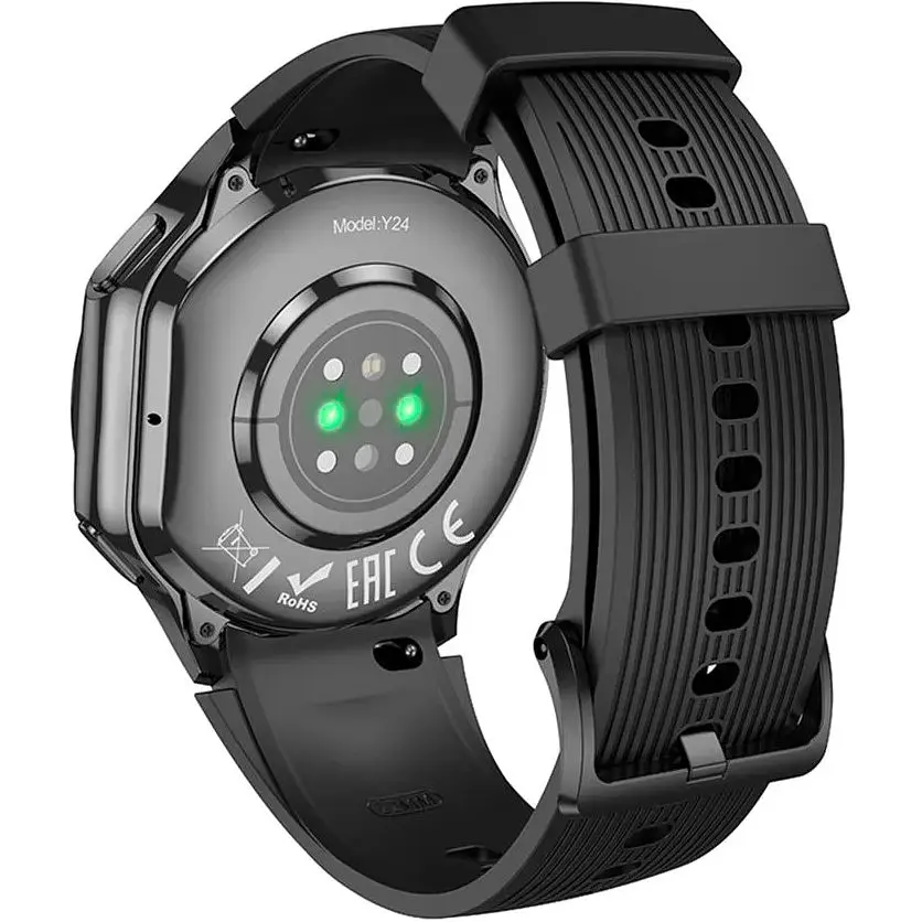 Смарт годинник Hoco Y24 Smart sports watch IP67 390mAh Black (35961_3605888) - фото 4