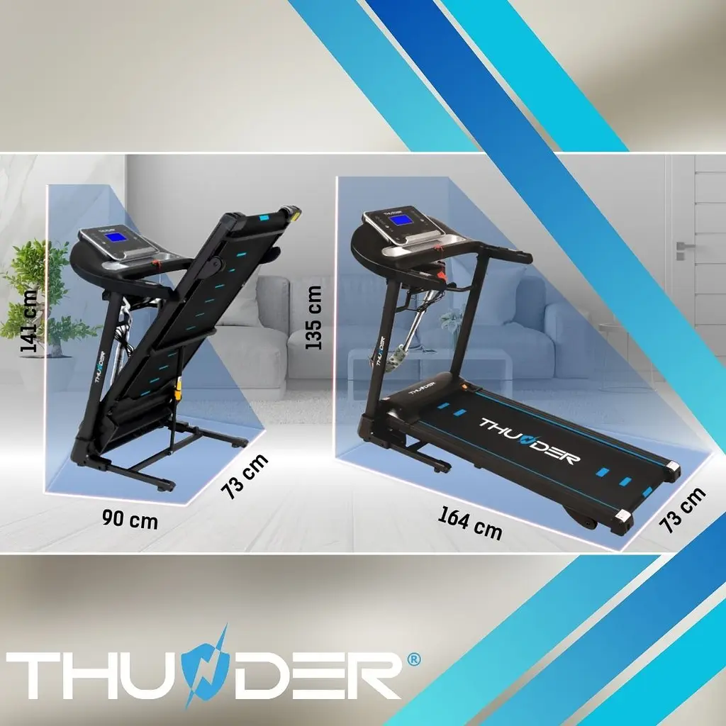 Бігова доріжка THUNDER RAPID-BLACK - фото 8