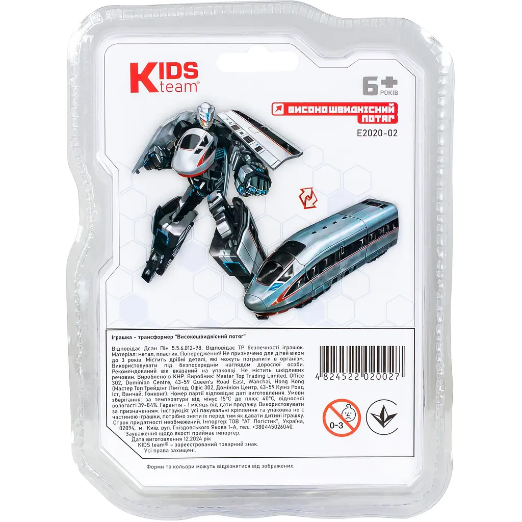Трансформер Kids Team Високошвидкісний потяг (E2020-02) - фото 4
