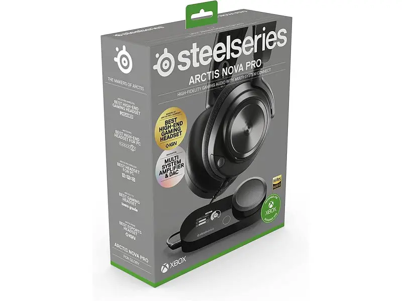 Навушники з мікрофоном SteelSeries Arctis Nova Pro Wireless for Xbox Black (61521) - фото 3