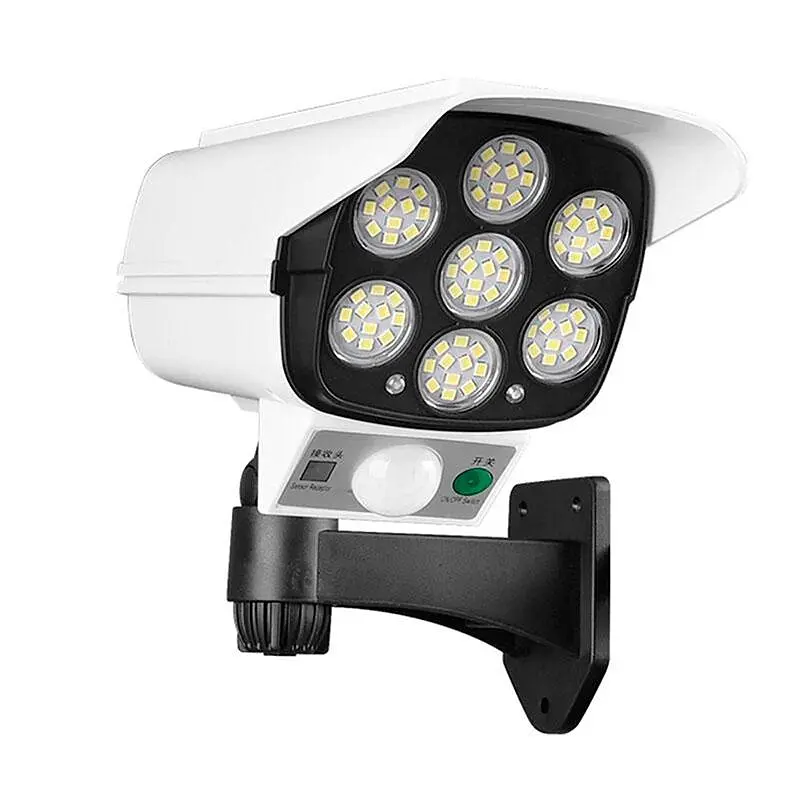 Вуличний ліхтар настінний Yiwu 77 COB LED з датчиком руху та сонячною панеллю автономна лампа для саду городу HP-L-4 - фото 2