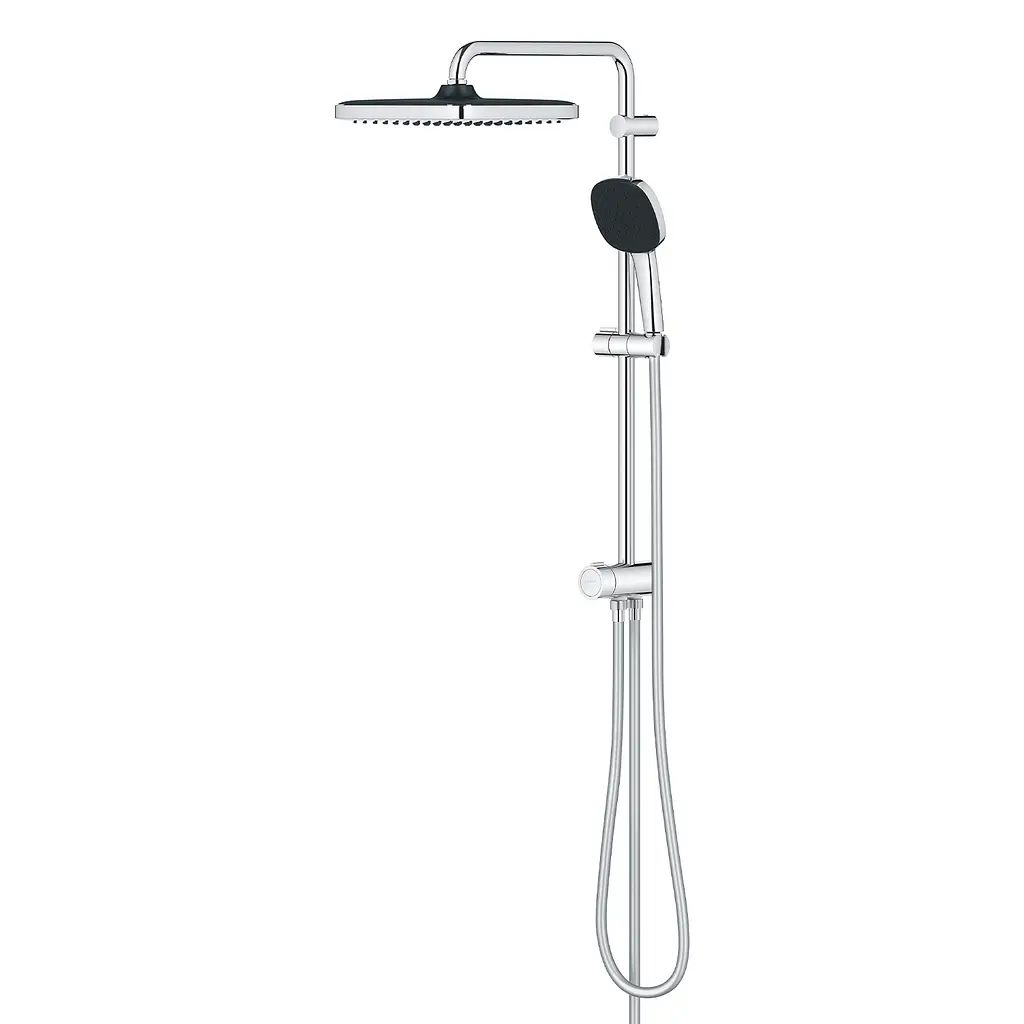 Набір змішувачів 3 в 1 для ванної кімнати Grohe QuickFix Start M-Size UA202305RM, Хром - фото 8