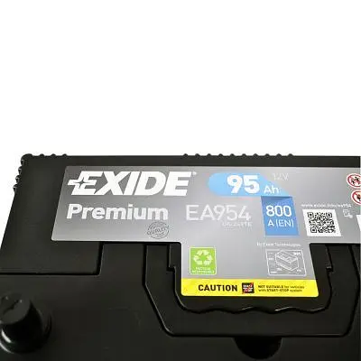 Акумулятор автомобільний EXIDE PREMIUM 95A (EA954) - фото 2