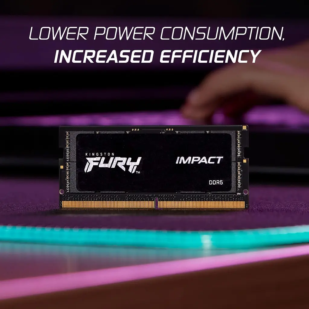 Kingston Пам'ять ноутбука Kingston DDR5 32GB KIT (16GBx2) 6000 FURY Impact XMP - фото 6
