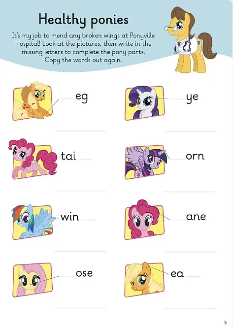 My Little Pony: Wipe-Clean. First Spellings - фото 3