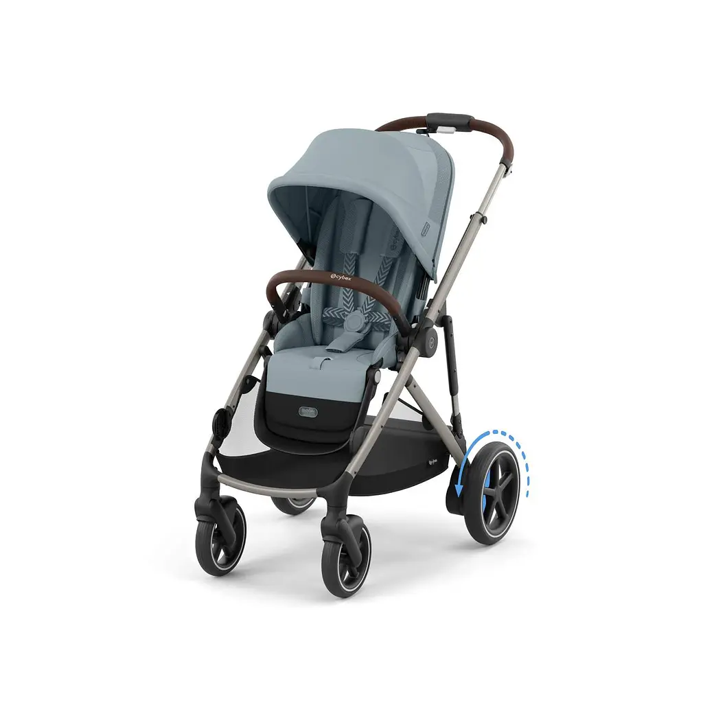 Коляска eGazelle S TPE Stormy Blue - фото 4
