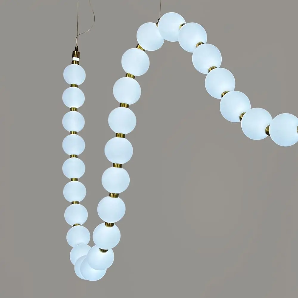 Люстра из серии Perla на 40 шариков 400 см 3 световых режима | Line F | Ст. SG012/45 AB - фото 2