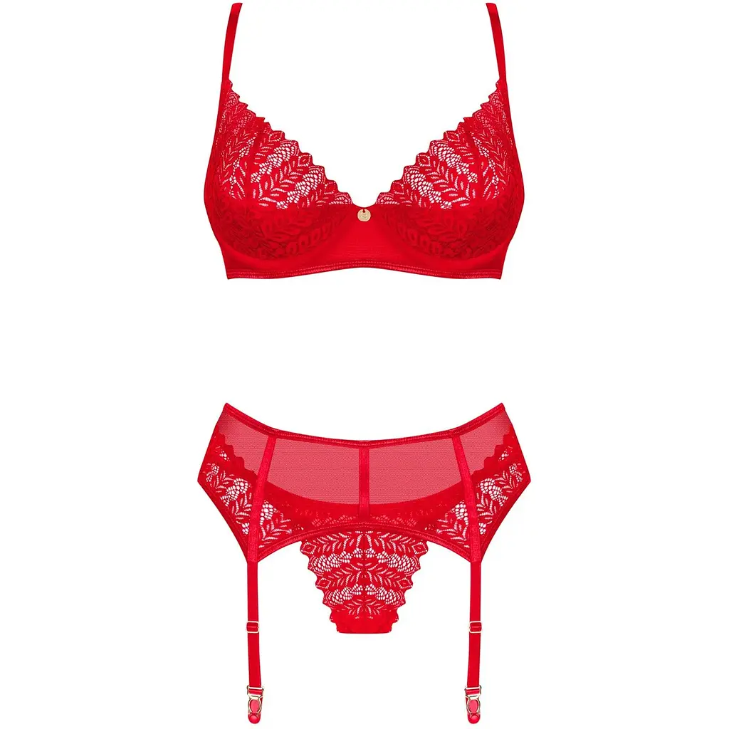 Комплект Obsessive Ingridia 3-pcs set XS/S - фото 3