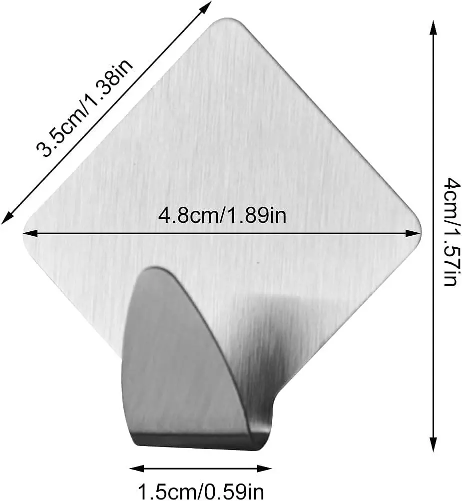 Набір клейких гачків Fabrika Elegant, 3 шт. - фото 2