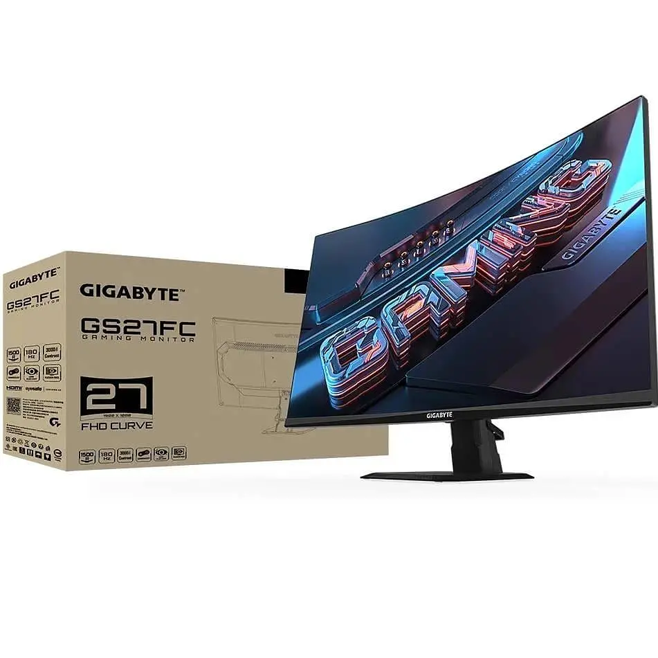Монітор 27" GIGABYTE GS27FC FHD 180Hz (GS27FC EK) 1920x1080 (FullHD) VA 180 Hz - фото 9