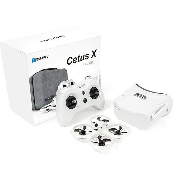 Квадрокоптер BETAFPV Cetus X FPV Kit з FPV-окулярами, 4 акумуляторами, пультом та кейсом, до 80 м, до 5 хв - фото 2