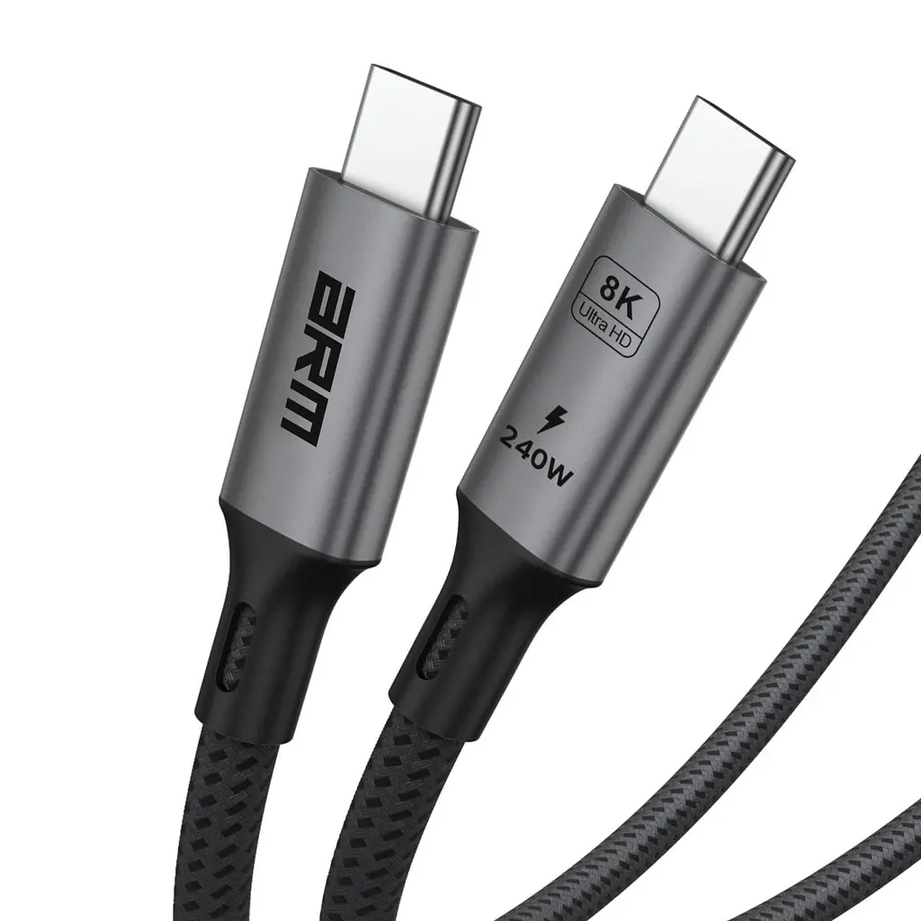 Кабель ArmorStandart USB 4.0 USB-C - USB-C 240W 8K 60hz 40Gbps 1m Black (ARM81921) - фото 3
