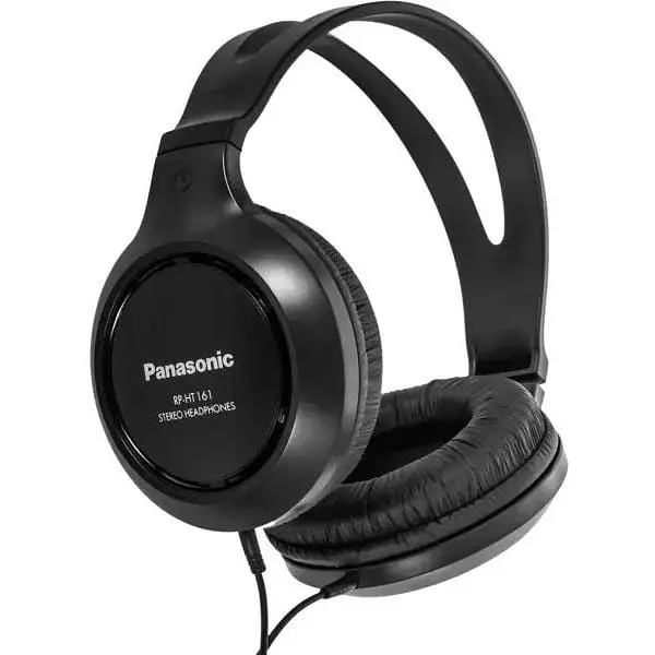 Наушники полноразмерные проводные Panasonic RP-HT161E-K черные - фото 4
