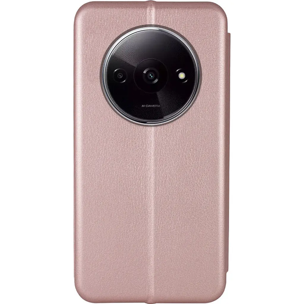 Чохол-книжка Classy Leather Case для Xiaomi Redmi A3 Rose Gold [104936] - фото 2