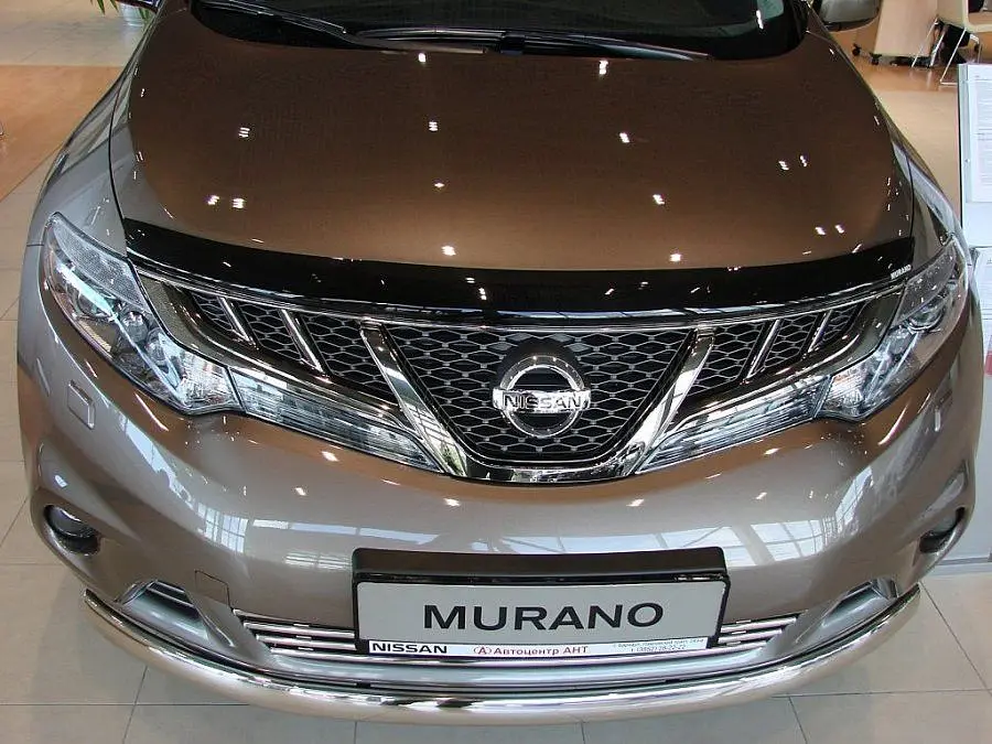 Дефлектор капоту мухобійка для NISSAN MURANO 2009-
