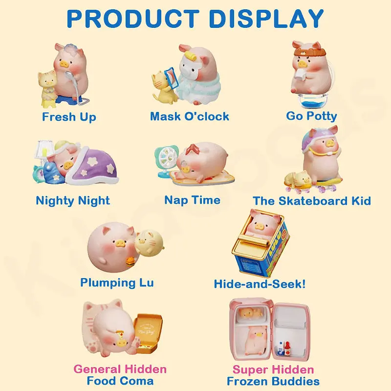 Колекційна фігурка 10/10 Toys LuLu the Piggy серія Stay with You Series blind box (TZA12114) - фото 4
