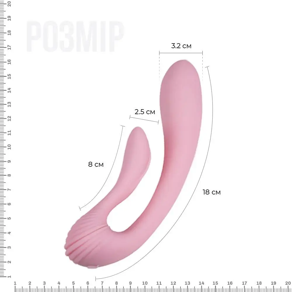 Вибратор Adrien Lastic G-Wave вагинально-клиторальный - фото 2