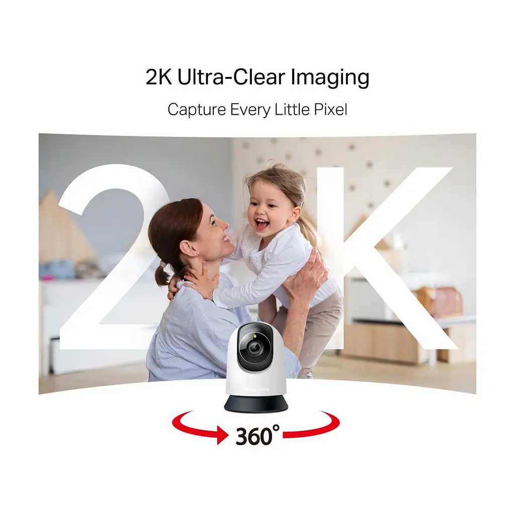 Камера відеоспостереження Mercusys IP-Камера MERCUSYS MC210 3MP N300 microSD motion detection (MC210) - фото 4