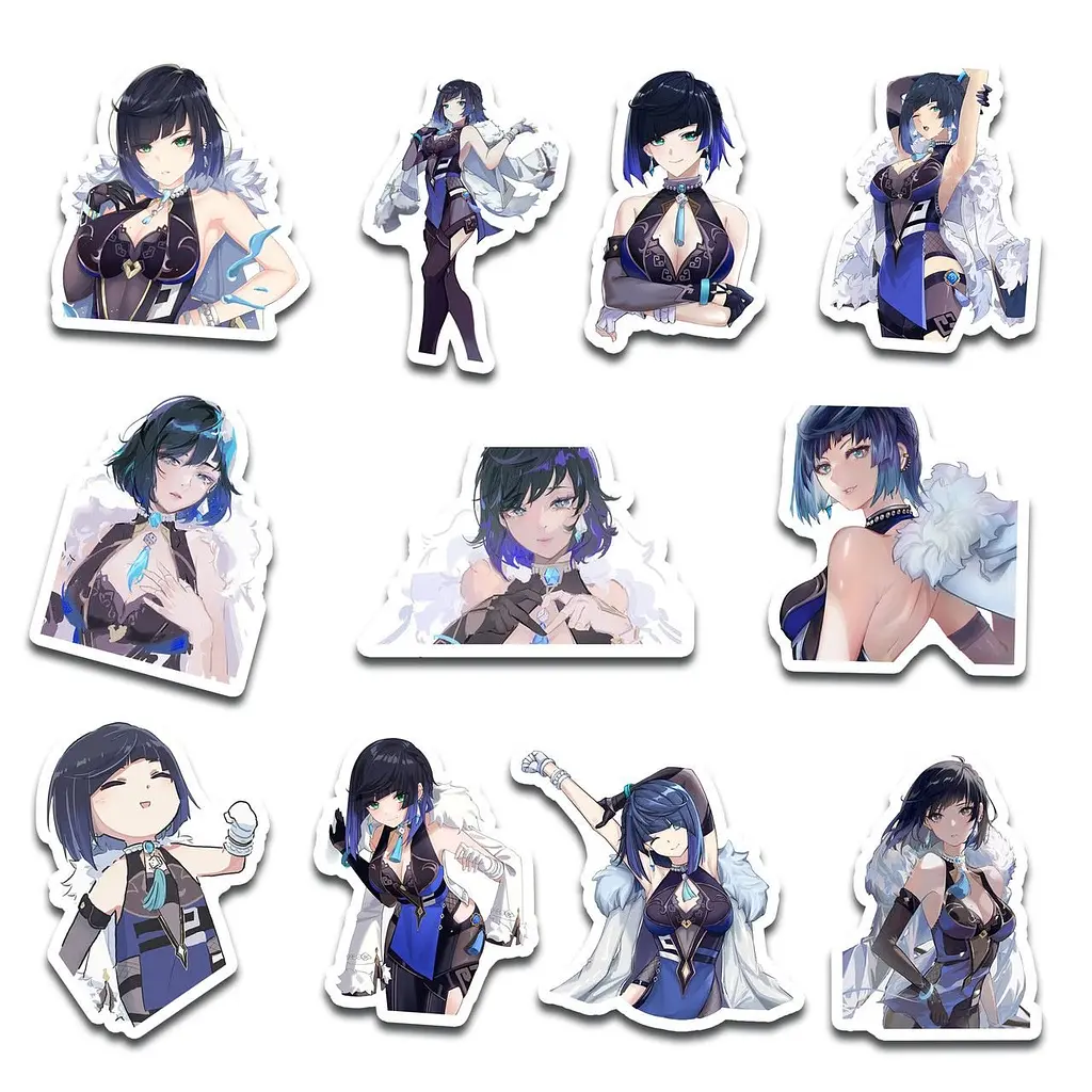 Стикерпак GeekLand Genshin Impact Е Лань Yelan 45 штук (SP GI Y 01) - фото 3