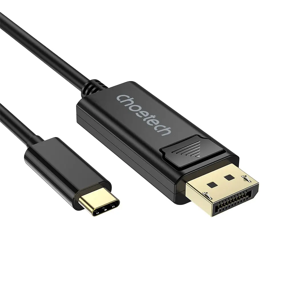 Кабель Choetech XCP-1801 Black USB-C to DisplayPort 8K\60Hz 1.8m (43-00176) - фото 3