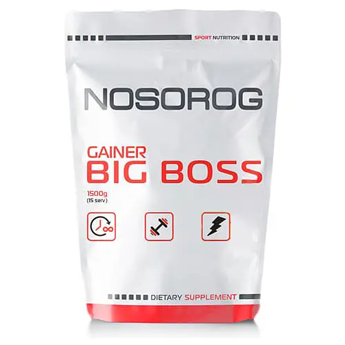 Гейнер Nosorog Big Boss Gainer, 1.5 кг - Шоколад