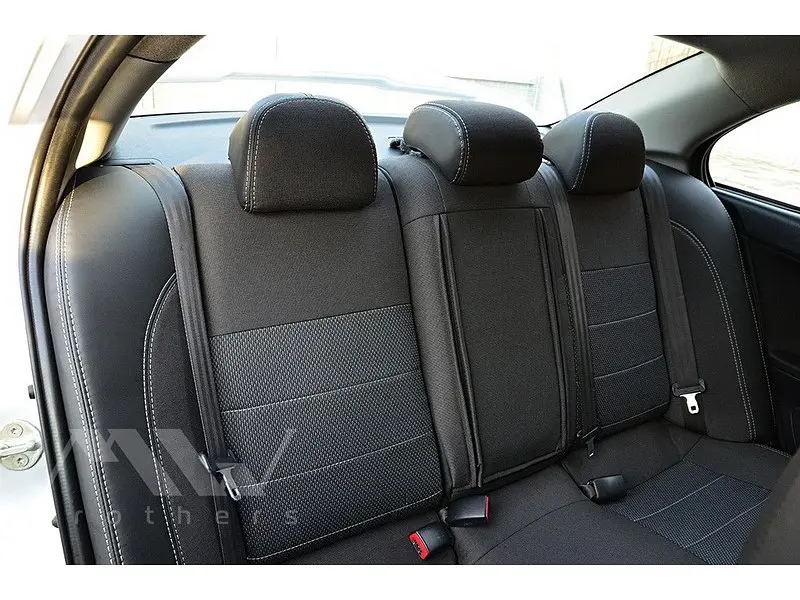 Авточохли модельні MW Brothers для Mitsubishi Lancer X c 2007 - фото 8