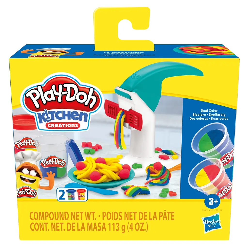 Набір для творчості Play-Doh з масою для ліплення Маленький кухонний набір Lil Noodle Playset (F3159_F3465) - фото 2