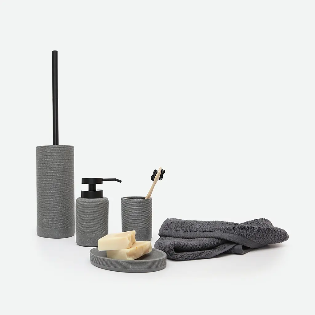 Комплект аксесуарів для санвузла МВМ My Home London сірий (MVM-MH-44 GRAY) - фото 2