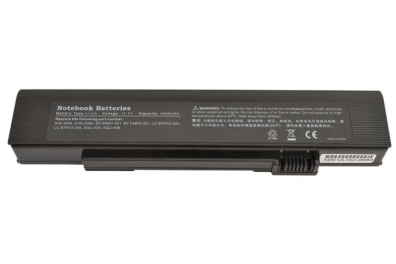 Акумулятор для ноутбука Acer TravelMate 3200, 3201, 3202, 3203, 3204, 3205, C200, C210, C203ETCi, C204Tmi, C213Tmi, C215TMi 11.1V Black - фото 3