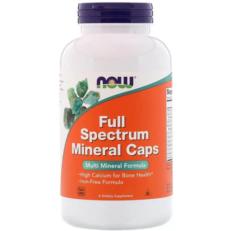 Вітаміни та мінерали NOW Full Spectrum Mineral, 240 капсул