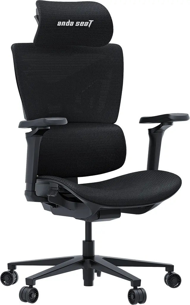 Крісло ігрове Anda Seat X-Air Pro Size L Mesh Black (AD-WY-01-BBB-B01)  - фото 2