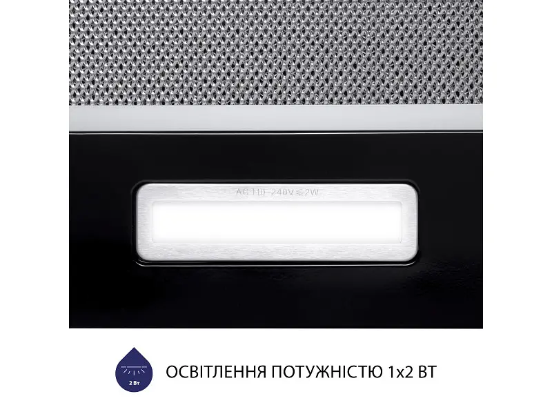 Витяжка Minola HTLS 6734 BL 1100 LED GLASS - фото 4