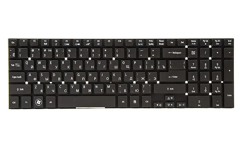Клавіатура для ноутбука ACER Aspire E1-570G, E5-511 чорний, без фрейму (KB310005)