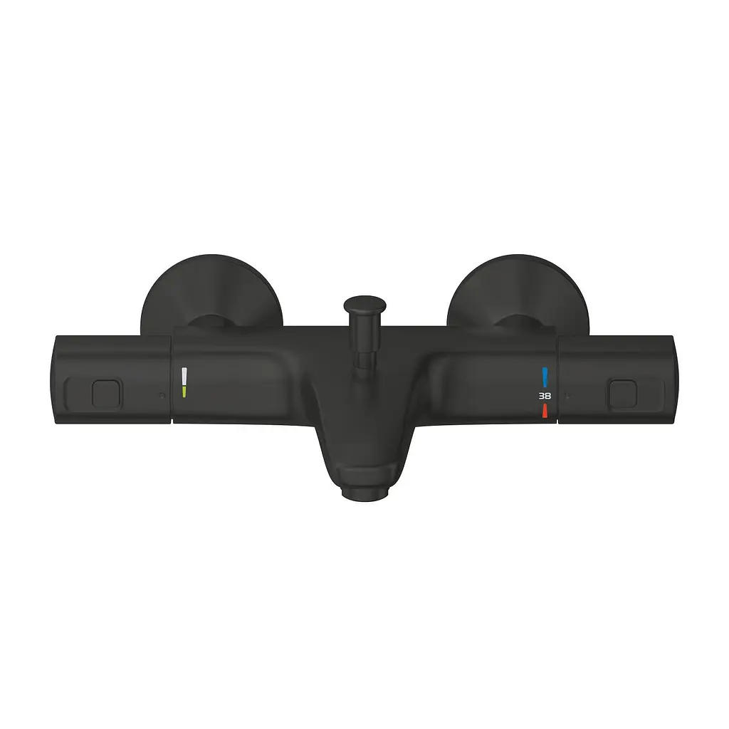 Набір змішувачів 3 в 1 для ванної кімнати Grohe QuickFix Start Black UA303304TM, Чорний матовий - фото 6
