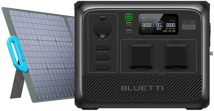Зарядна станція Bluetti AC60 600W 403Wh Розетки Англія - фото 5