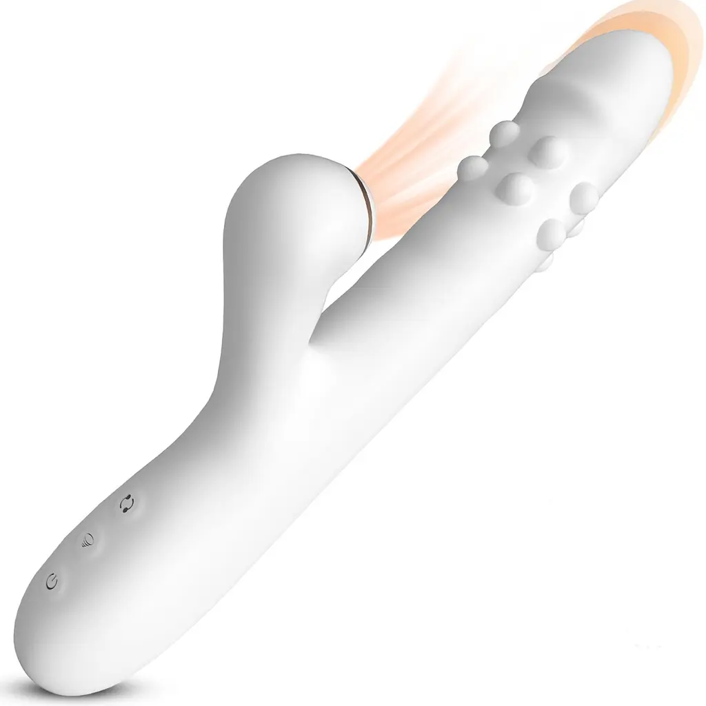 Вібратор-кролик Boys Of Toys B Series Fox Silicone Vibrator 3 функції обертання, 7 лизання
