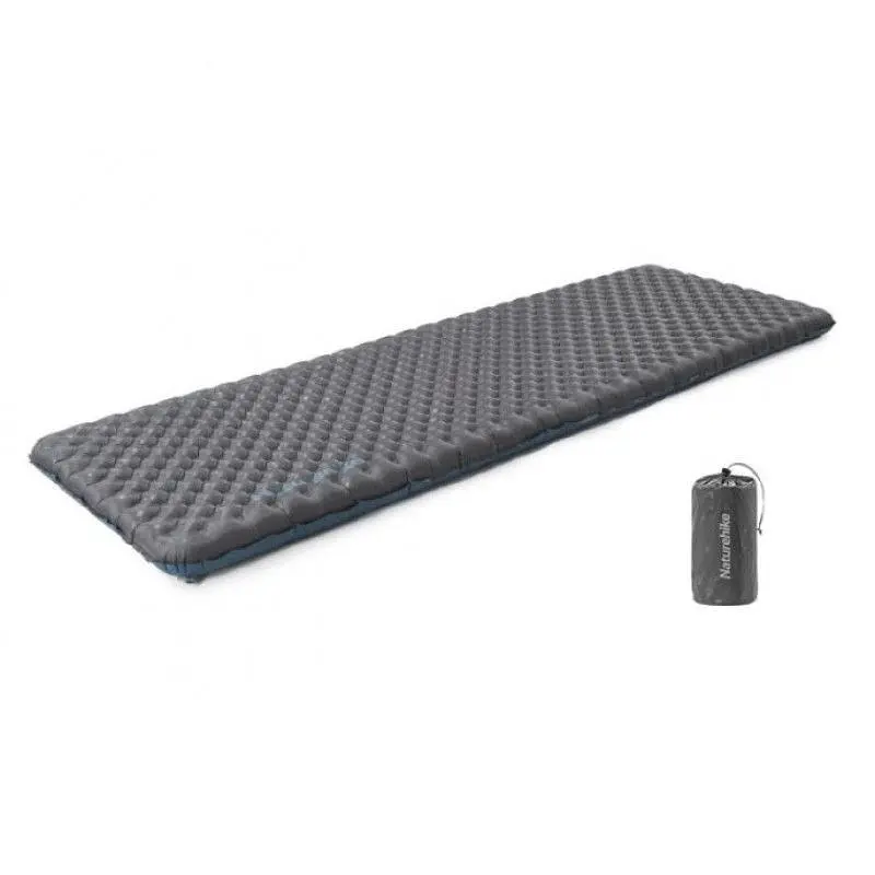 Матрас надувной сверхлегкий Naturehike CNH22DZ018 с мешком для надувания прямоугольный 183 см (Черный) - фото 2
