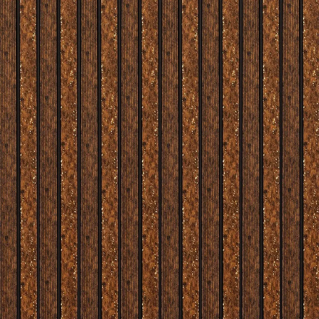 Рейка декоративна Sticker Wall PS 2900х118х12мм Мідний із золотими вкрапленнями SW-00001747 - фото 6