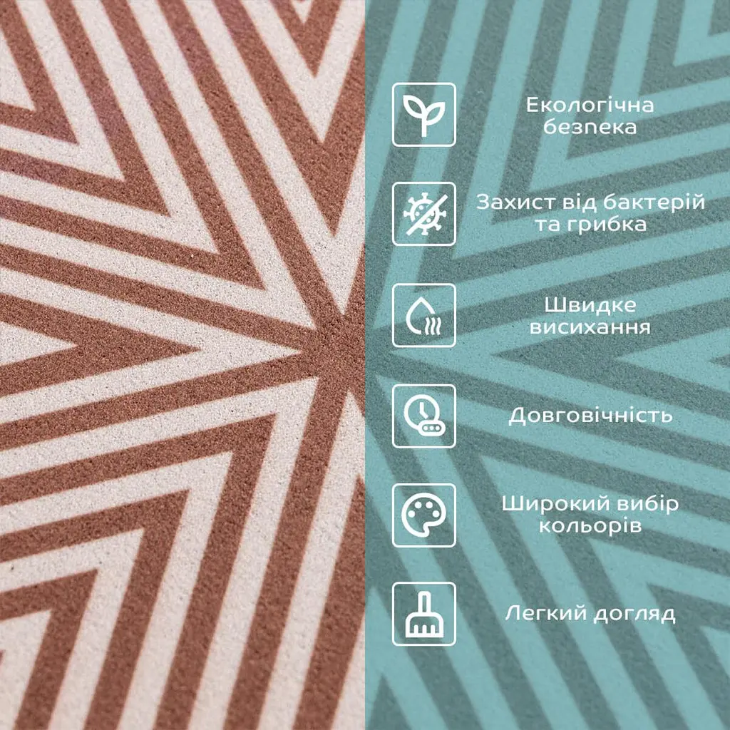 Вологопоглинаючий килимок Sticker Wall 400х600х3мм SW-00002554 - фото 4
