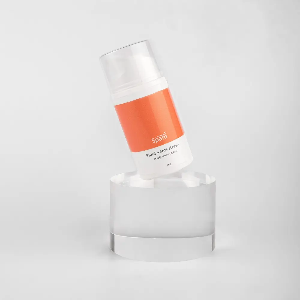 Легкий гель для обличчя з ефектом матування та SPF 35 Fluid Anti-stress SPF 35 Spani 50 мл - фото 4