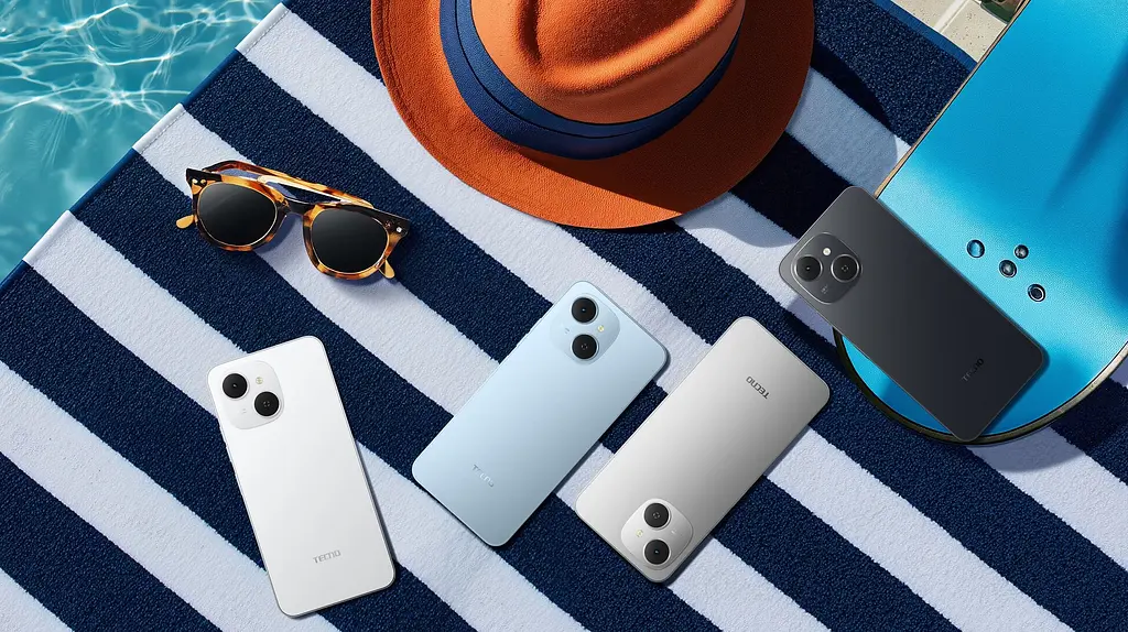 Смартфон Spark 40C (KM4k) 6.67" 4/128ГБ, 2SIM, 6000мА•год, Ripple Blue TECNO teh0019264 - фото 3
