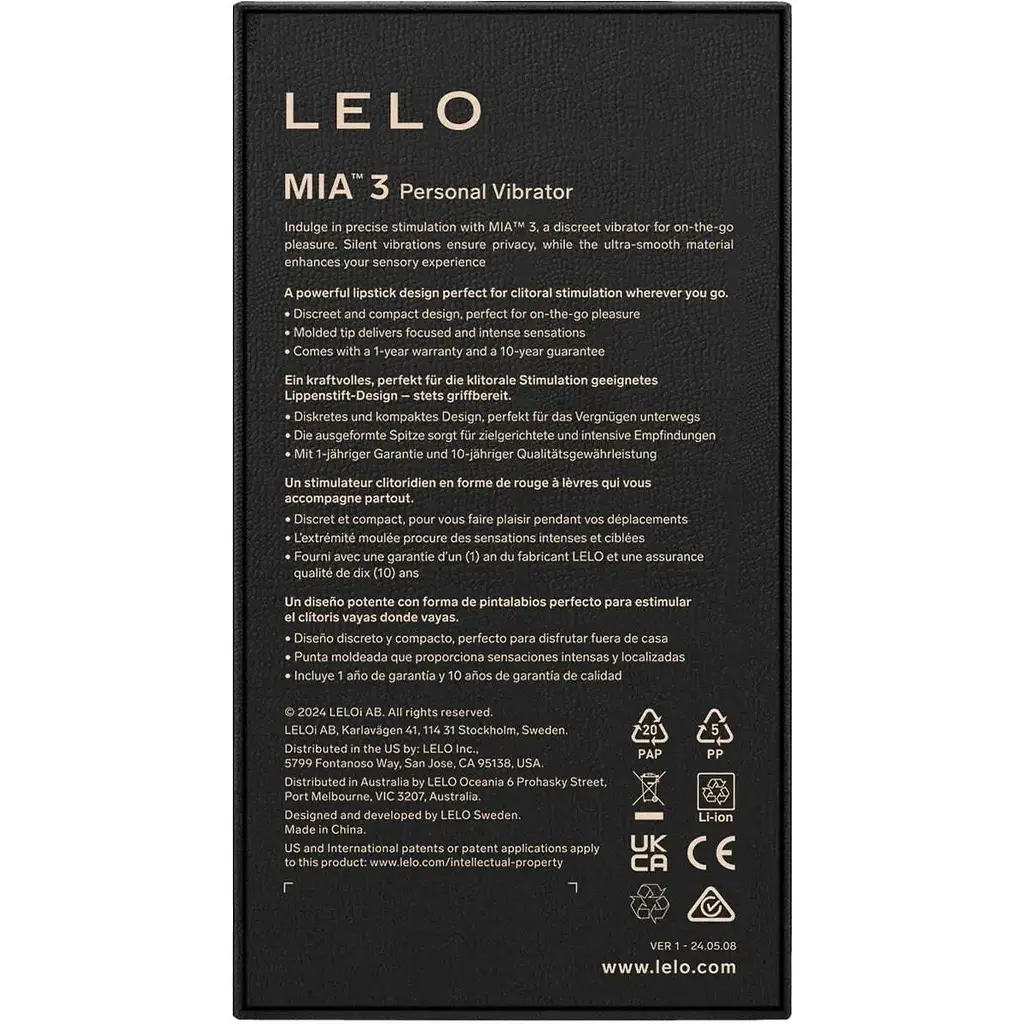 Віброкуля Lelo Mia 3 Deep Rose - фото 10