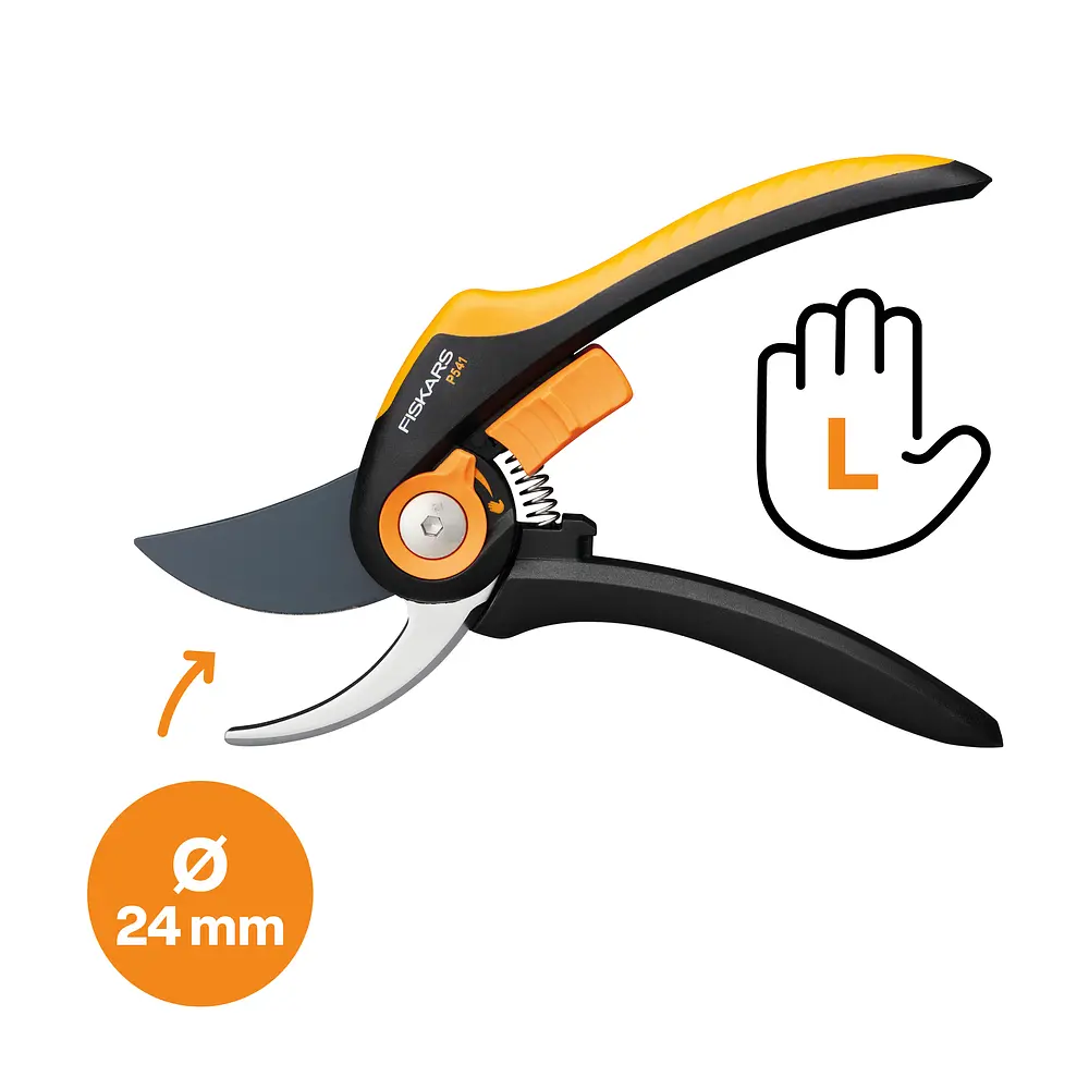 Секатор Fiskars Plus SmartFit P541 Bypass до 24 мм (1057169) - фото 4