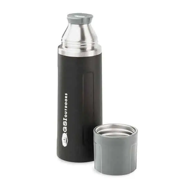 Термос GSI Outdoors Glacier Stainless 1 L Vacuum Bottle Черный (1099-67475) - фото 3