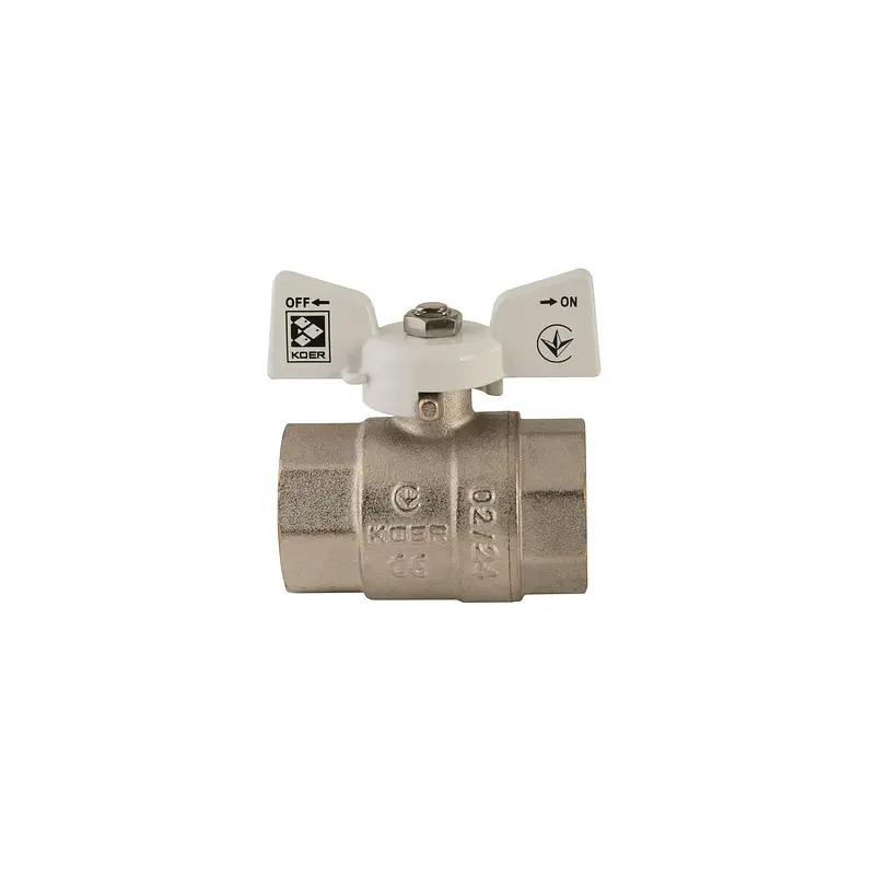 Кран кульовий Koer 1" ГГМ (KR.217.W) білий KR0180 - фото 2
